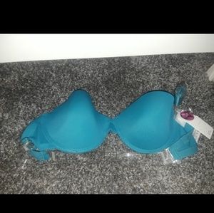 light blue push up bra